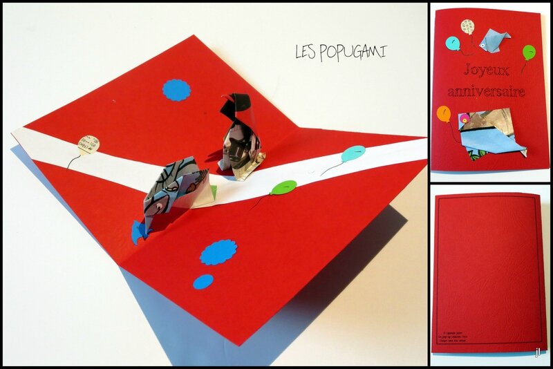 Cartes origami pop up