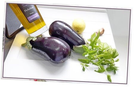 aubergines marinées à l'ail et à la menthe2