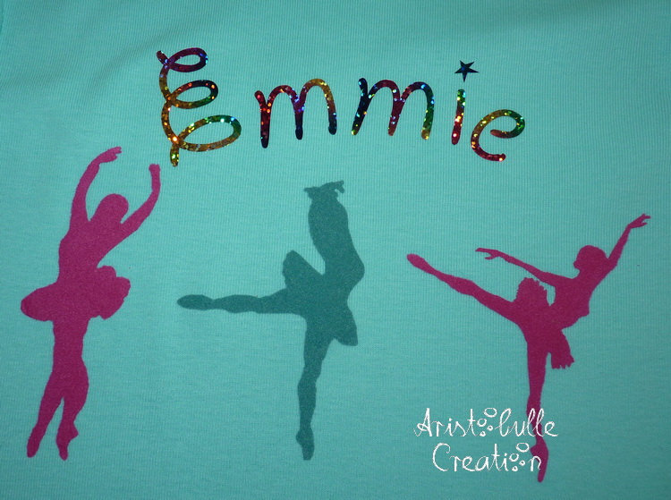 T-shirt danseuses - détail
