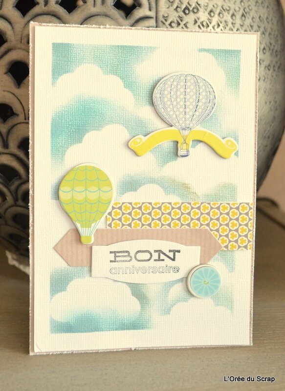 carte scrap anniversaire papa loreeduscrap