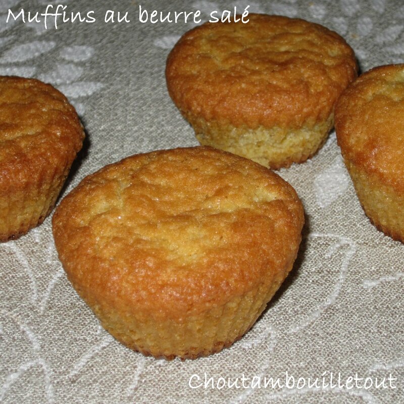 muffins beurre salé