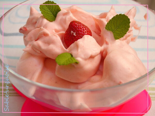 mousse fraise