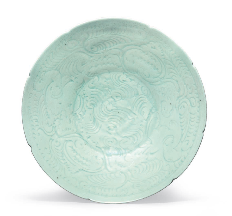 A Qingbai foliate-rim bowl, Northern Song dynasty, 12th century