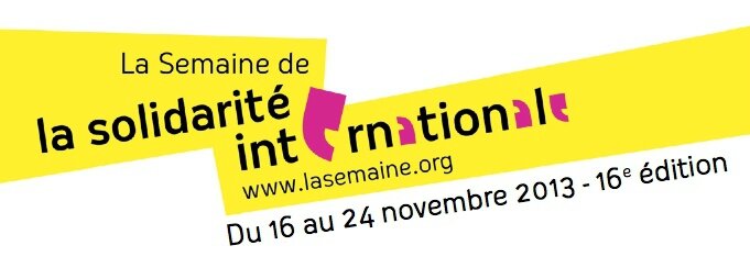 Semaine de la Solidarité Internationale 2013 logo Avranches Manche