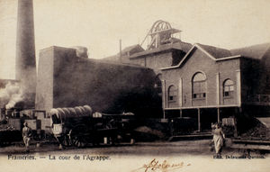 Panneau_8___Frameries_Cour_de_l_Agrappe_carte_ancienne