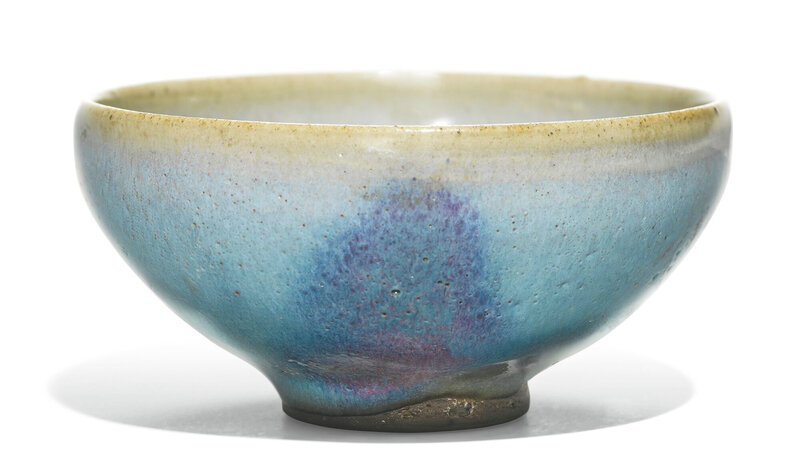 A fine purple-splashed 'Jun' 'bubble' bowl, Northern Song dynasty (960-1127)