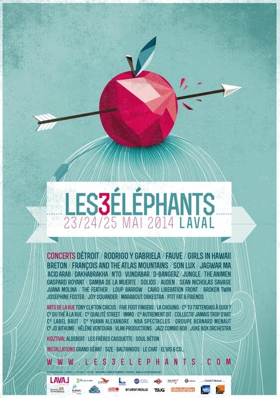 festival les 3 Eléphants 2014 Laval affiche poster