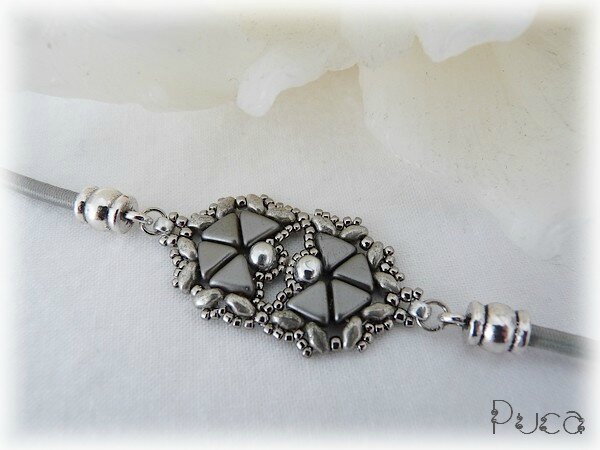 Bracelet Grey Pastel