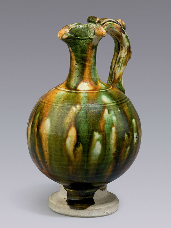 Pottery_sancai_miniature_ewer__China__Tang_dynasty__early_8th_century____Ben_Janssens_Oriental_Art