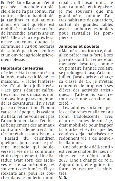 2022 07 24 SO Landiras 1962 900 hectares de forêts partent en fumée2