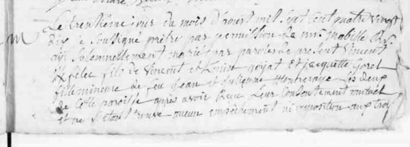 1790 mariage Kerfelec_Gorel à Malestroit_0