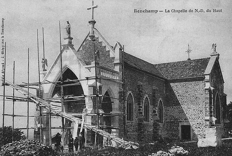 CPA Ronchamp Notre-Dame du Haut 1925