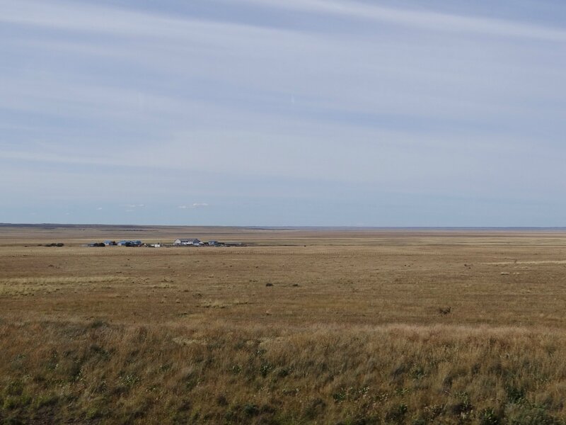 Une estancia au milieu de la pampa entre Punta Arenas et Puerto Natales