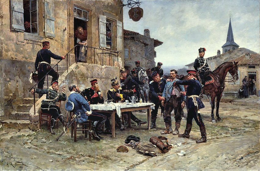 De Neuville, Le porteur de dépêches (1881)