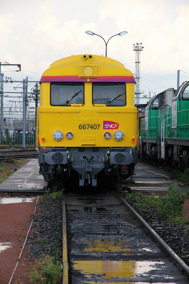 BB 67407 infra, dépôt de Bordeaux