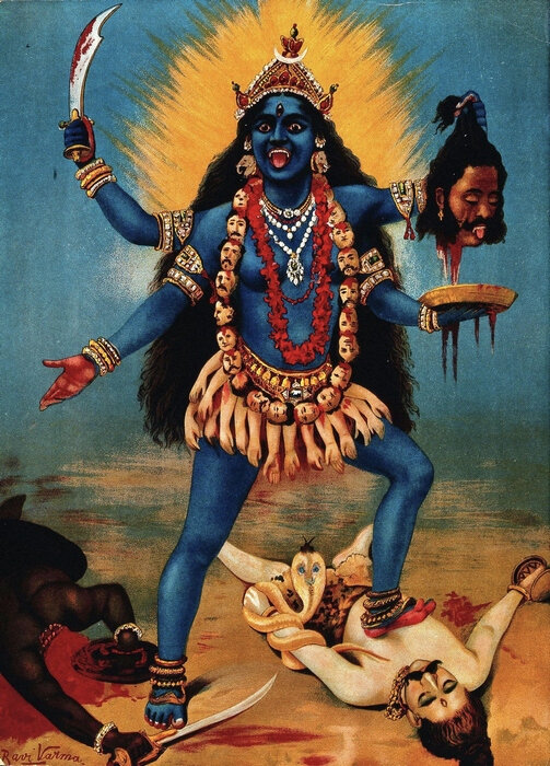 Déesse KALI parèdre de SHIVA