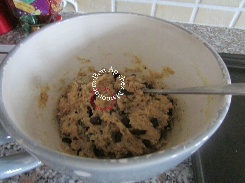 cookies au son d'avoine miel d'acacia et pépites de chocolat 006