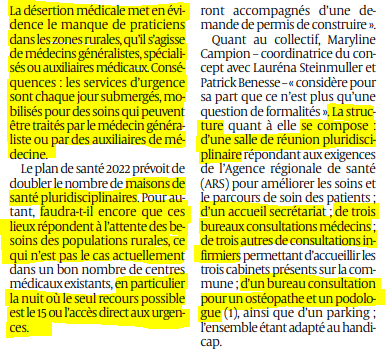 2019 11 22 SO Carcans la maison médicale en bonne voie2