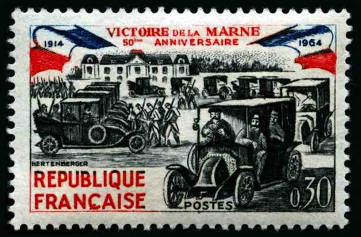 Victoire de la Marne timbre Taxis