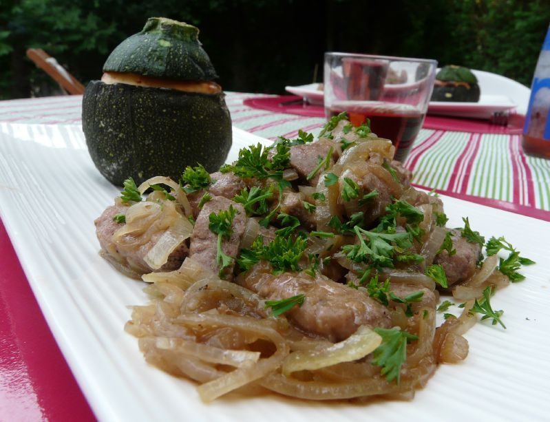 19 Cuisines du Monde - Italie - Foies de veau à la vénitienne