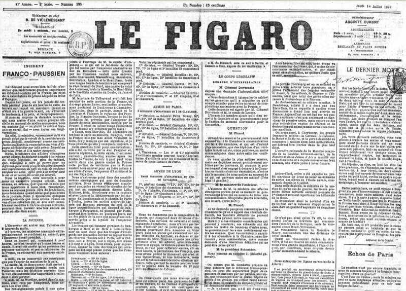 figaro 14 juillet 1870- les armées 001