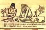 1921 21 de le Journal caricature famine urss