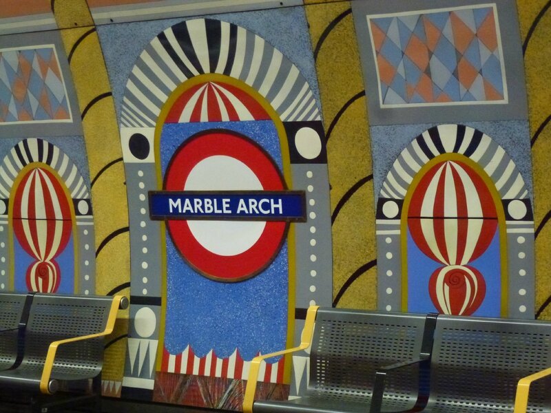 3 Londres Metro Marble arch