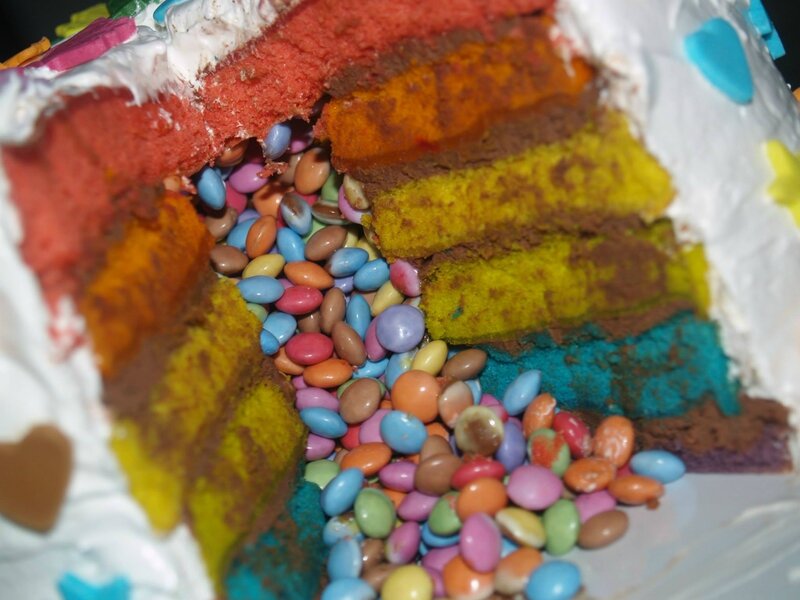 Rainbow cake 8