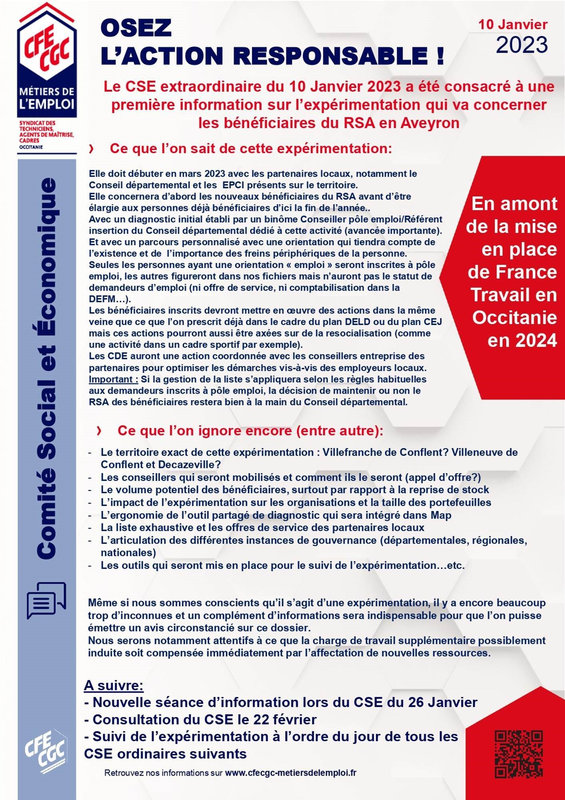 cse extra 10 janvier