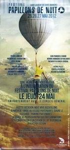 carton invitation inauguration festival _Papillons de nuit_ 2012