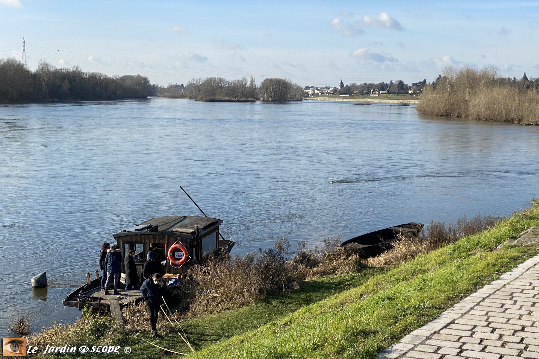St-Jean de Braye depuis Combleux (45) en Janvier 2021