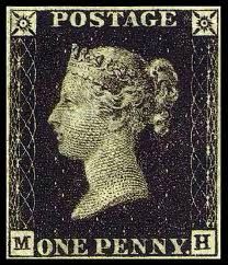 Timbre anglais 20 c noir 1840
