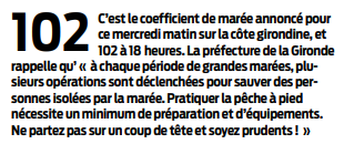 2019 10 30 SO Grande marée et ses risques