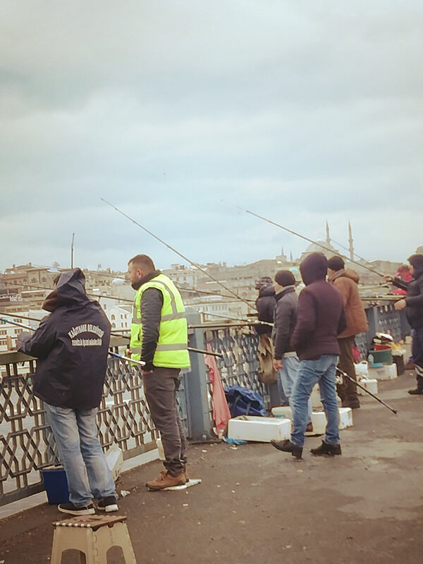 Pont Galata Pêcheurs