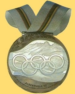 JO 1992 Albertville 3 Médailles Bronze