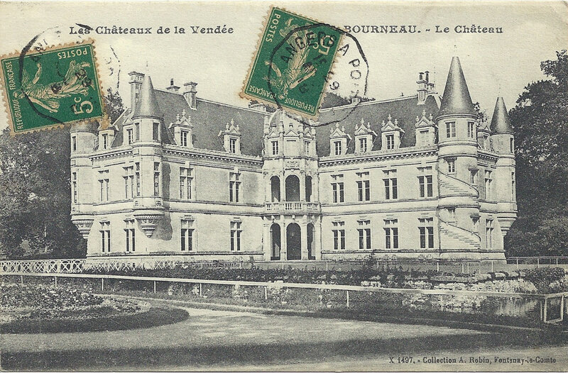 Bourneau château qui est la réplique du château d'Azay-le-Rideau