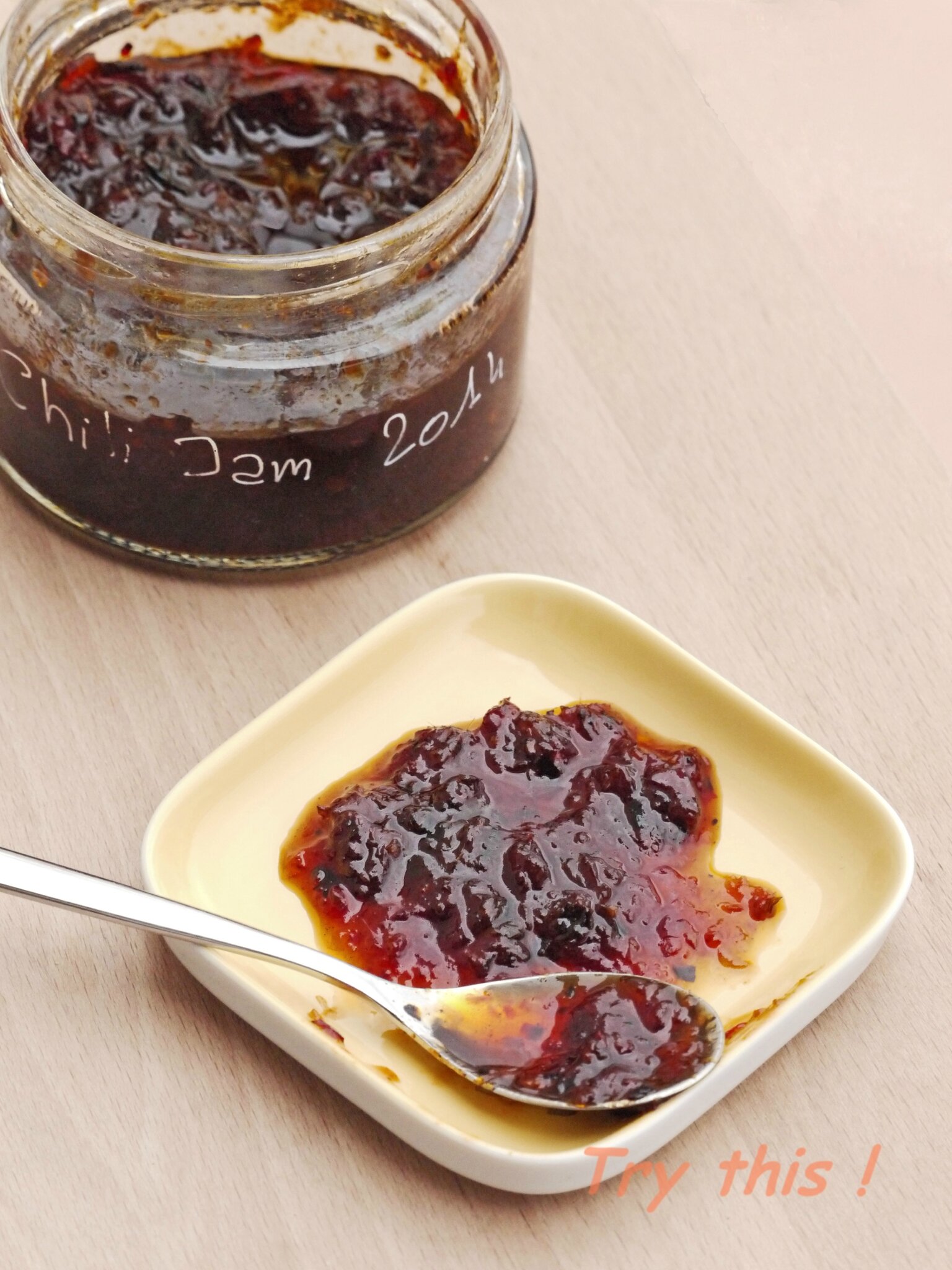 Confiture de piments Chili Jam Try this