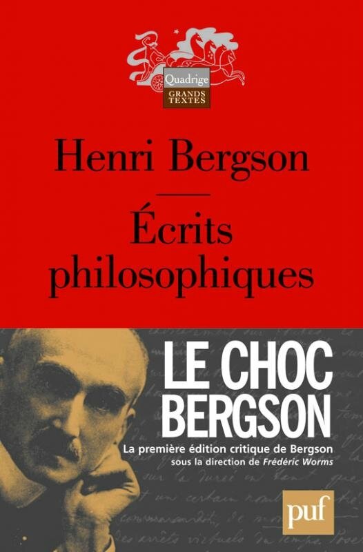 Bergson Écrits philosophiques couv