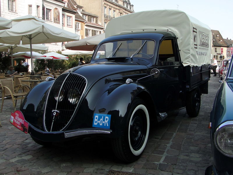 Peugeot 202 Uh Camionnette Bachee 1946 224 1949