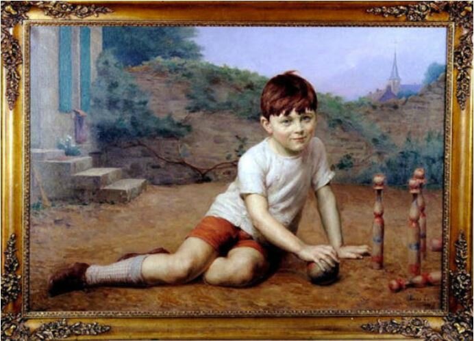 L'enfant aux quilles