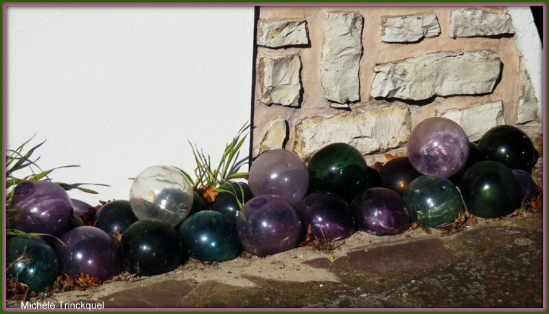 Boules de verre colorées 2