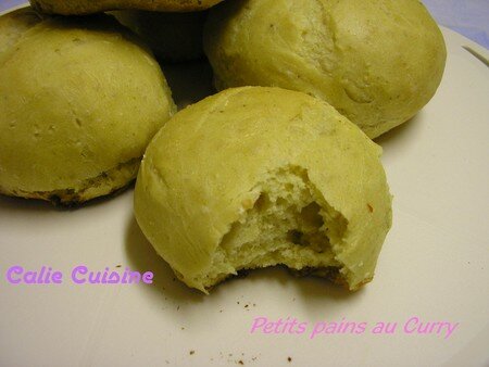 recettes dessert ¤O¤O Petits pains curry !! ¤O¤O