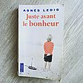 [Lecture] Mes dernières lectures d'<b>Agnès</b> Ledig et d'<b>Agnès</b> <b>Martin</b>-Lugand 