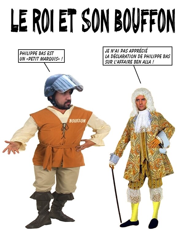 ben alla et roi-macron-bulles