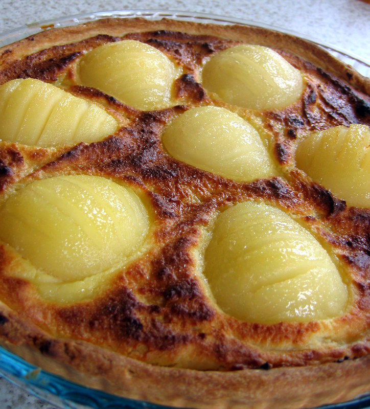 tarte amandine aux poires