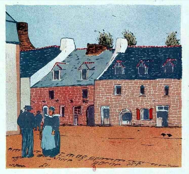 Laboureur maison à Pont-Aven