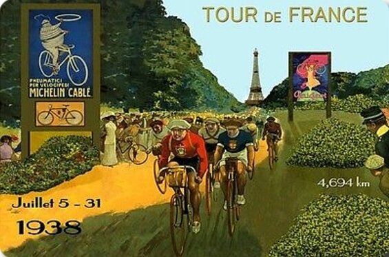 CPM Tour de France 1938 Affiche R