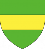 Écu aux armes de Mirecourt (image commons.wikimedia.org)
