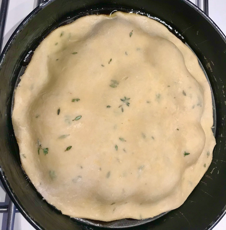 pâte brisée au thym