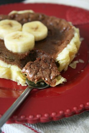 Tartelette chocolat à la banane 2